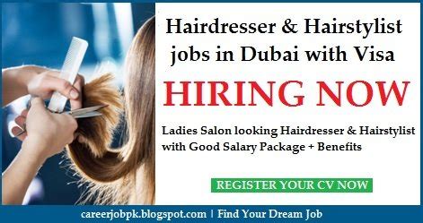 looking for hair stylist jobs in dubai